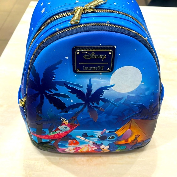 Loungefly Handbags - Lounge fly Disney LILO, and stitch  mini backpack